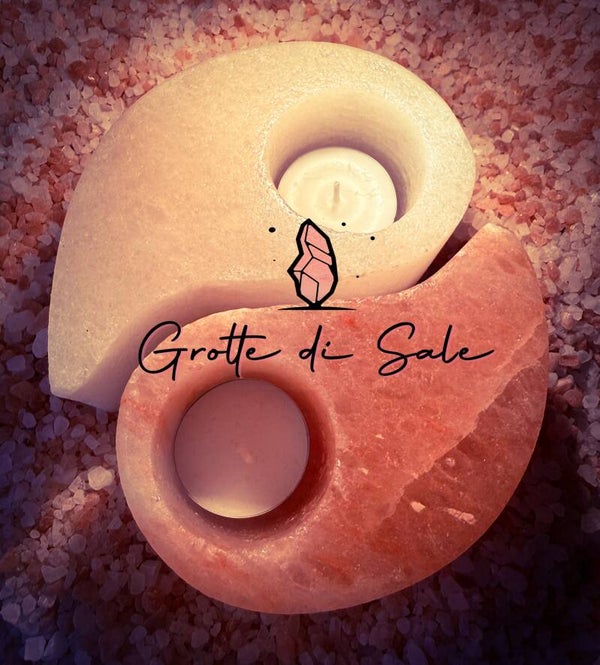 Porta candele T-Ligth Yin e Yang