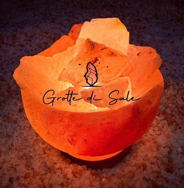 Lampade di sale braciere liscio