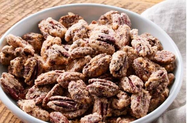 Old-fashioned Sugar Coated Pecans in  1 lb. tin