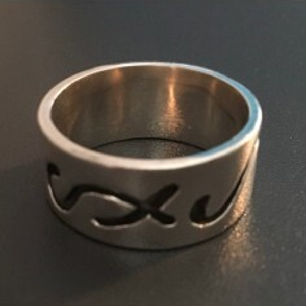 Maat 21,6 stoere mannen ring tribal