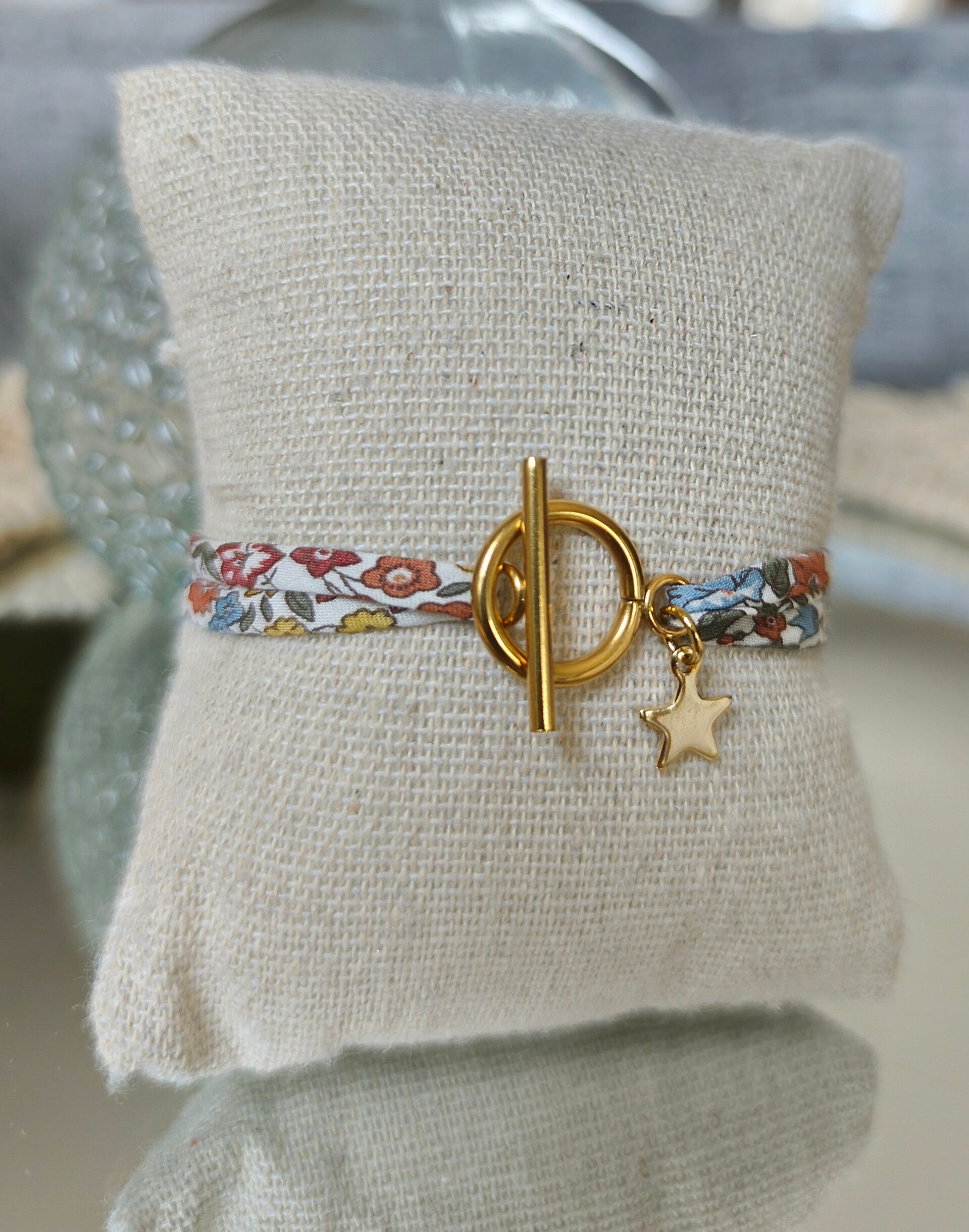 Bracelet Liberty fermoir OT acier inoxydable