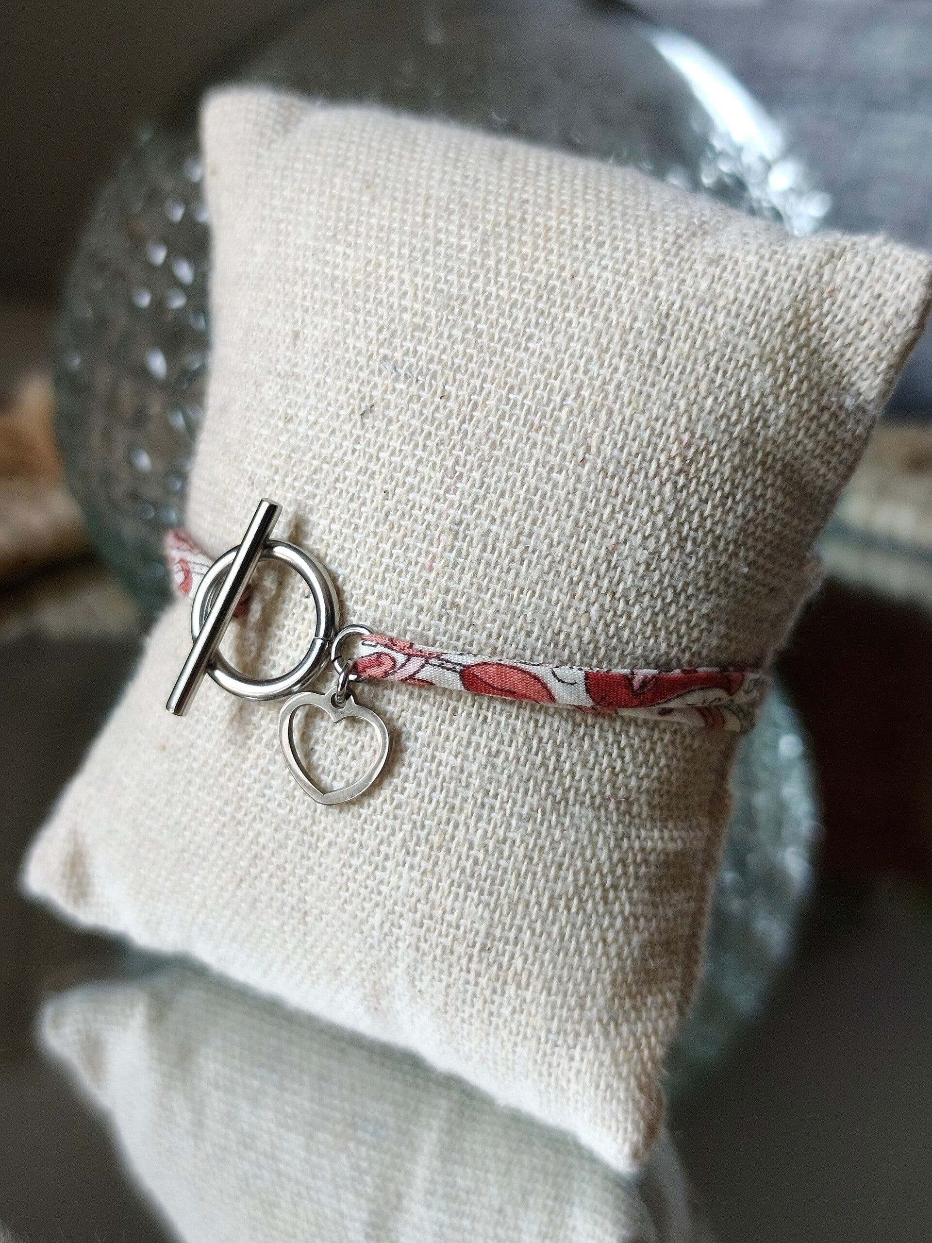 Bracelet Liberty fermoir OT acier inoxydable