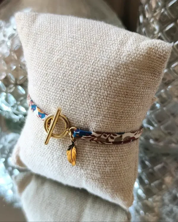 Bracelet Liberty fermoir OT acier inoxydable