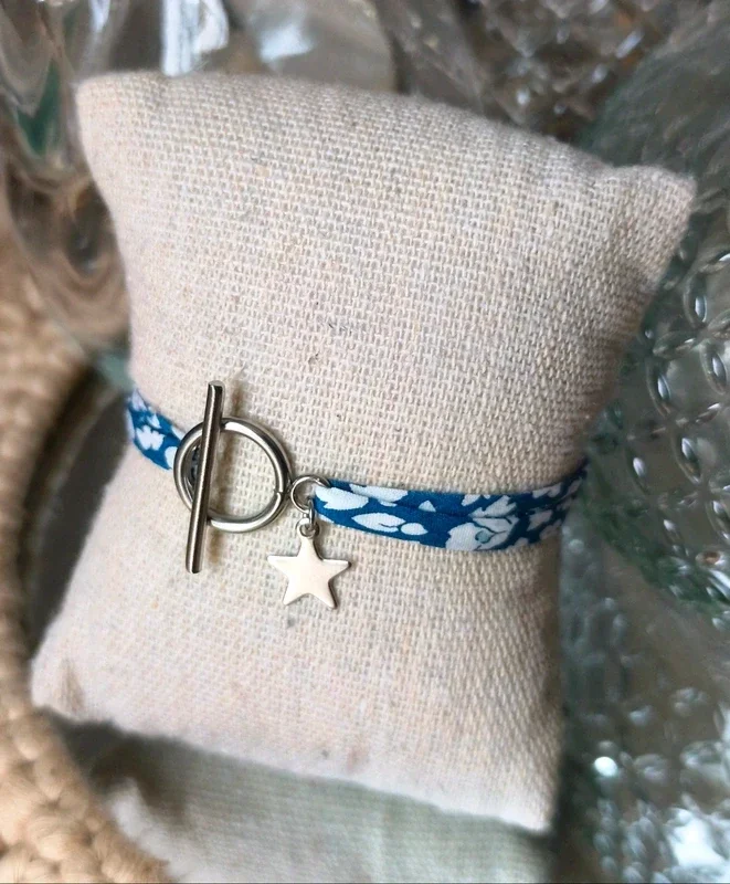 Bracelet Liberty fermoir OT acier inoxydable