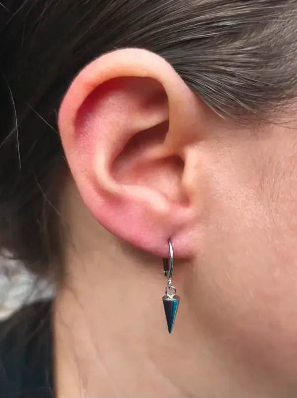 Boucles d’oreilles acier inoxydable pointes