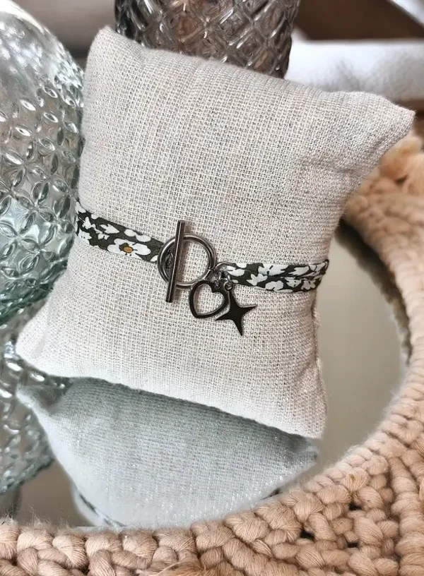 Bracelet Liberty fermoir OT acier inoxydable
