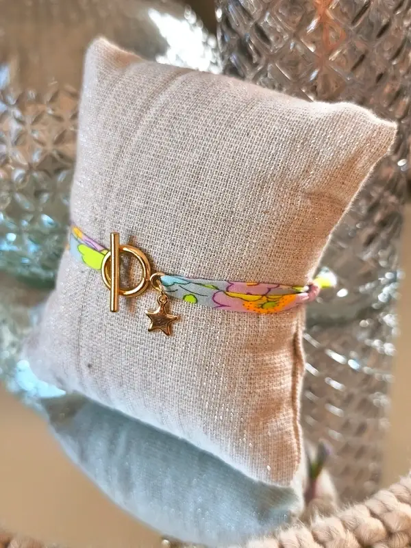 Bracelet Liberty fermoir OT acier inoxydable