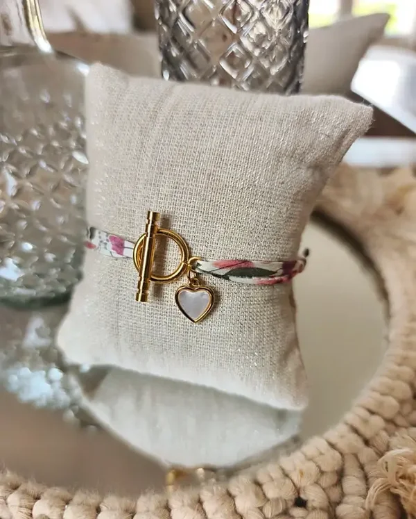 Bracelet Liberty fermoir OT acier inoxydable