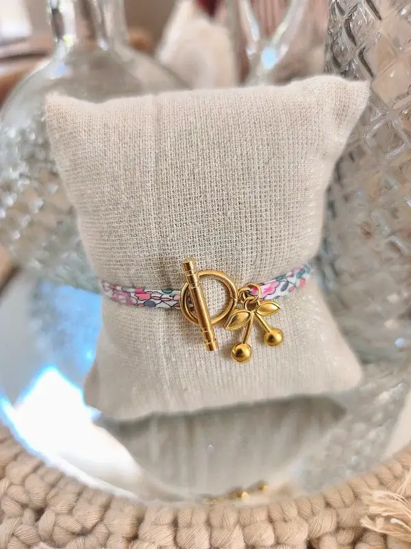 Bracelet Liberty fermoir OT acier inoxydable