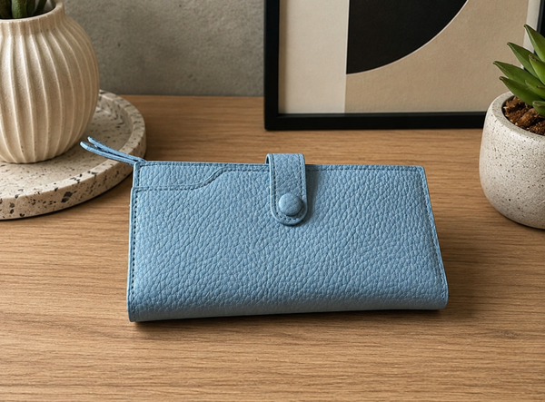 Portefeuille femme cuir synthétique 2 coloris