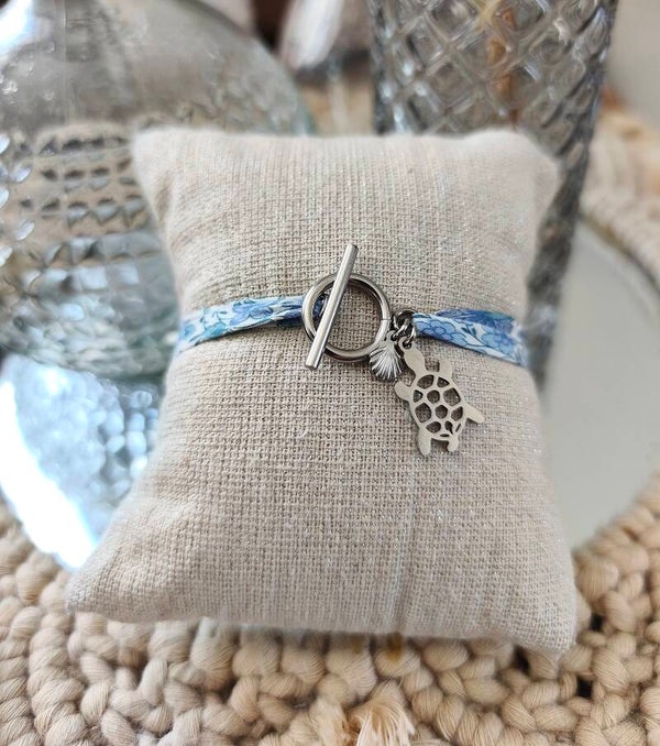 Bracelet Liberty fermoir OT acier inoxydable
