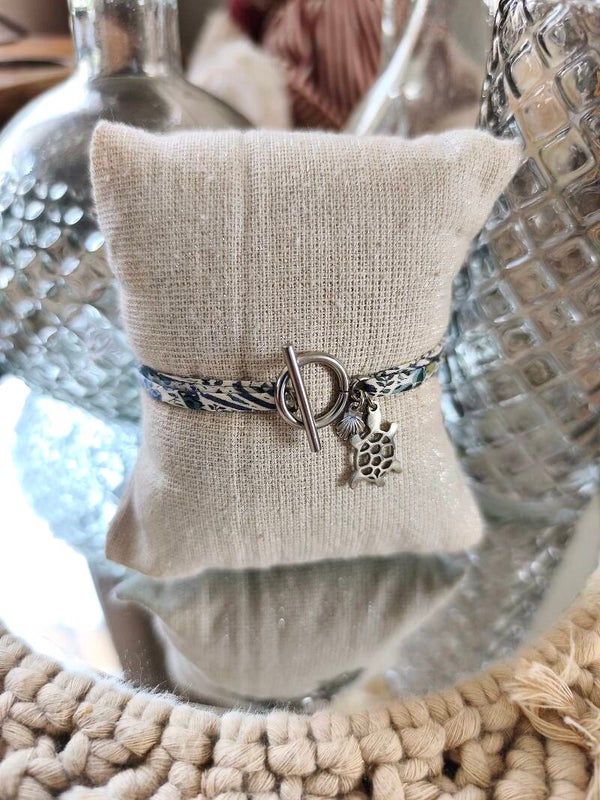 Bracelet Liberty fermoir OT acier inoxydable