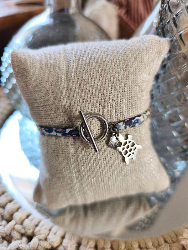 Bracelet Liberty fermoir OT acier inoxydable