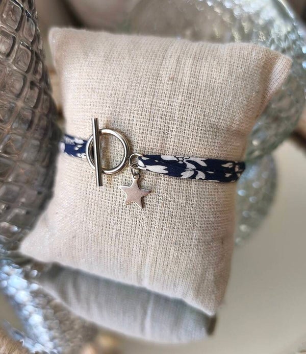 Bracelet Liberty fermoir OT acier inoxydable