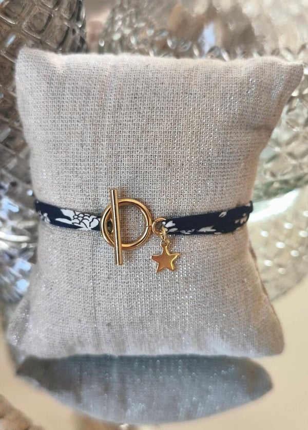 Bracelet Liberty fermoir OT acier inoxydable