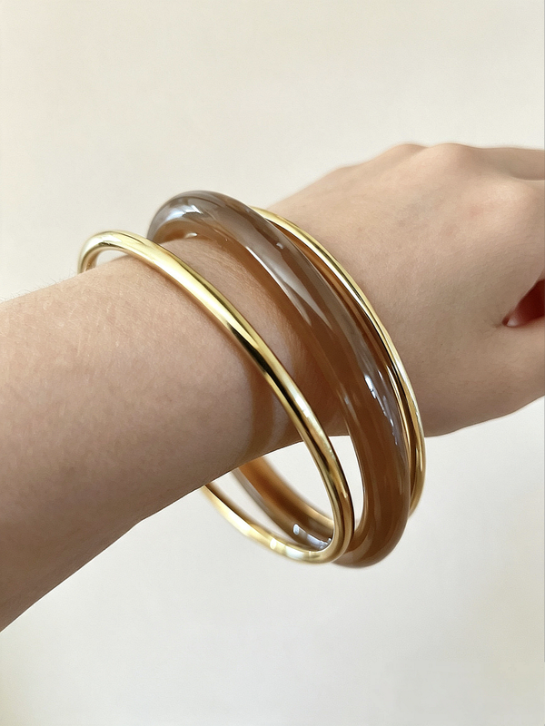 Lot de 3 bracelets jonc