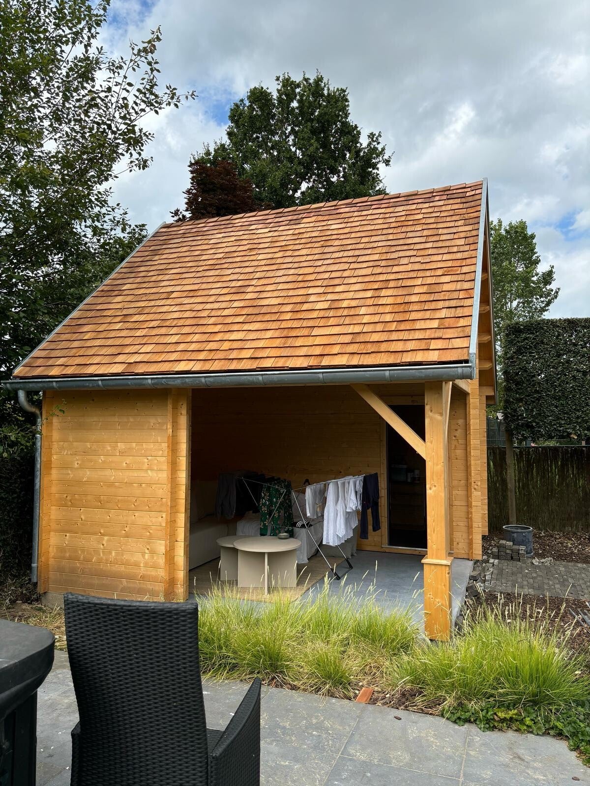 Dakconstructie en dakbedekking shingles ceder Jonas Maegdewinkel