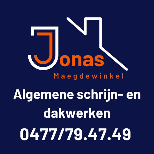 Logo algemen schrijn- en dakwerken jonas maegdewinkel