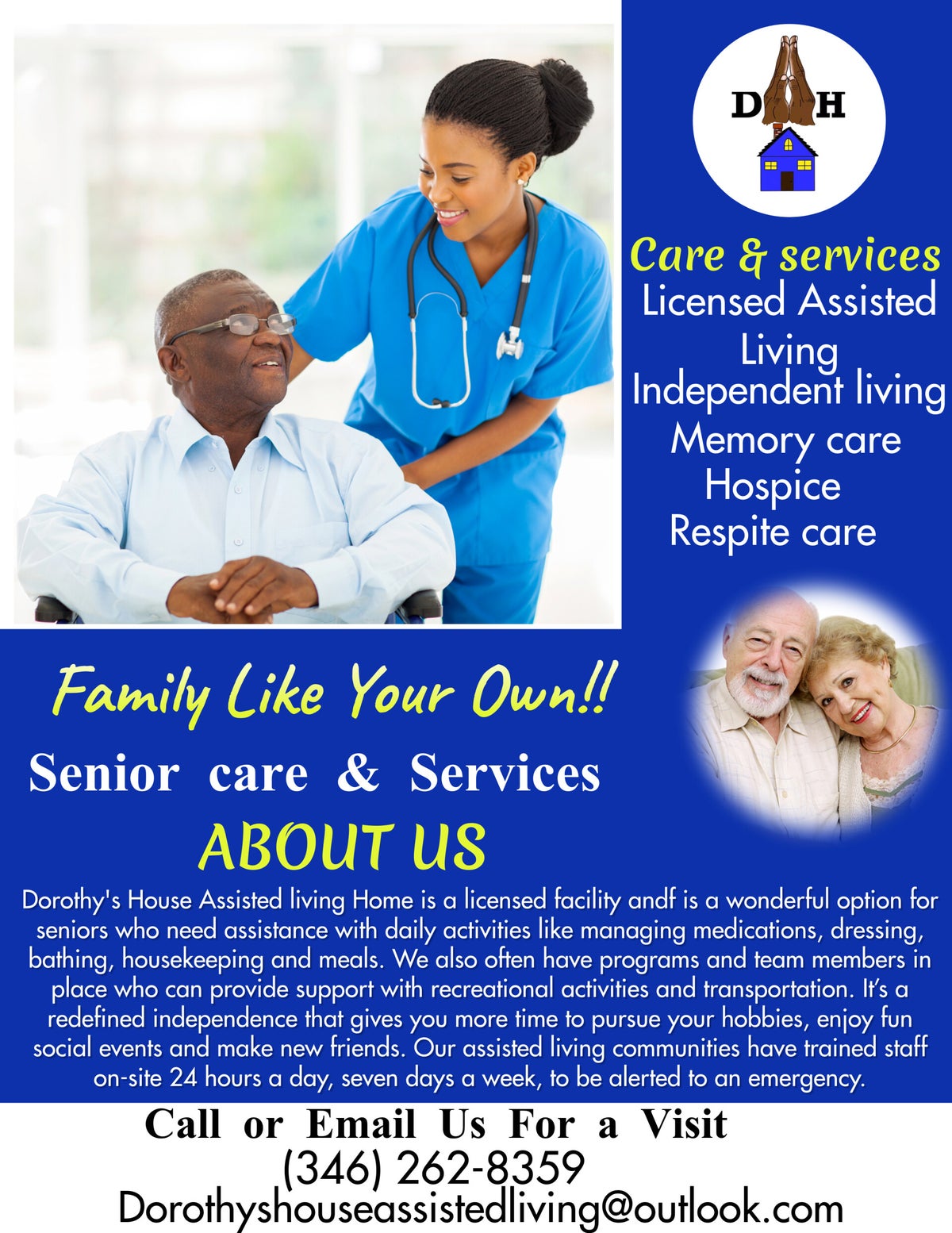 ABOUT US Dorothy's House Assistant Living