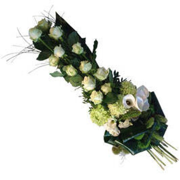 Gerbe mortuaire liée