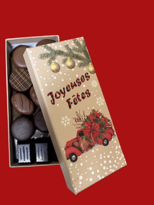 Boite de luxe thème Noël - 220g