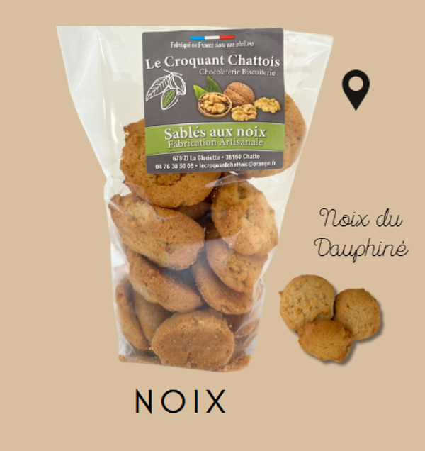 Sachet de sablé noix - 200g
