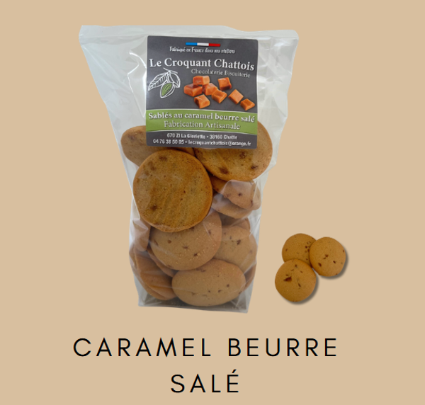 Sachet de sablé caramel beurre salé - 200g