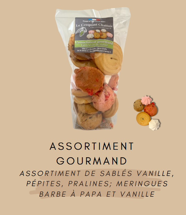 Assortiment de sablés gourmands - 200g