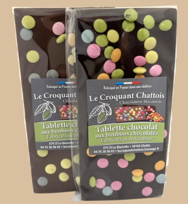 Tablette Chocolat Lait bonbons chocolatés - 100g