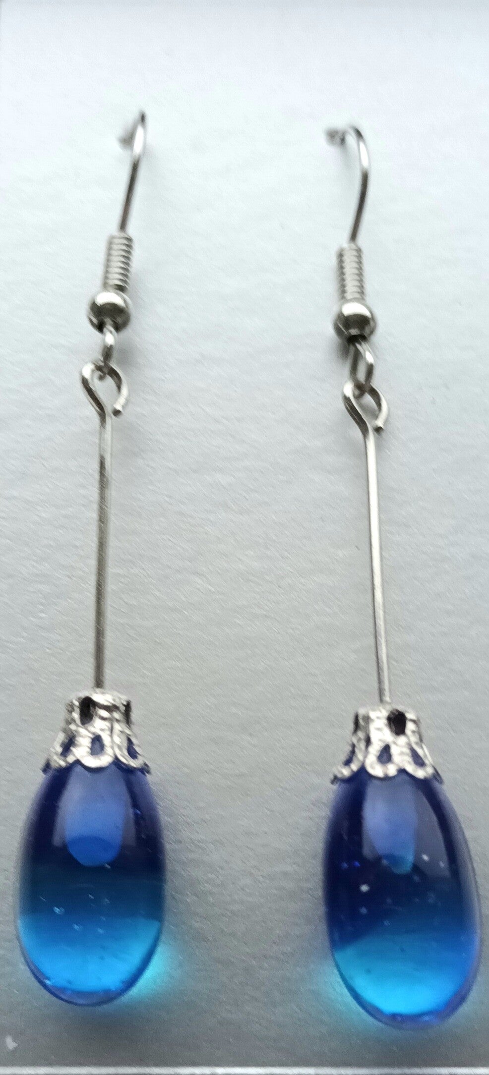 Oorbellen koningsblauw