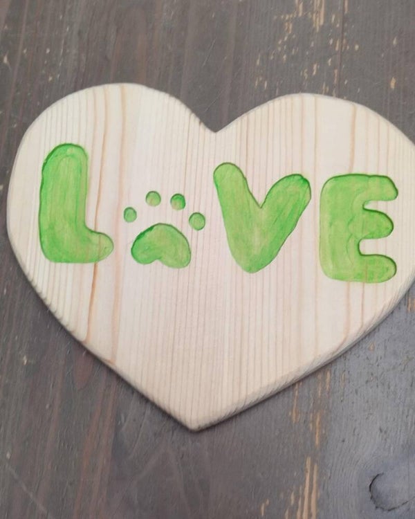 HOUTEN DIERENHART GROEN