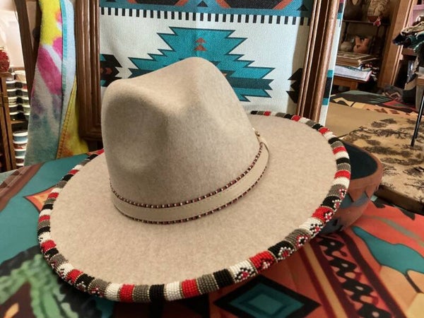Fedora Beaded Hat
