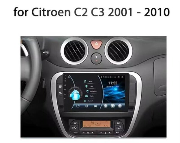 Citroën C2/C3 - 9 inch - 2001 T/M 2010