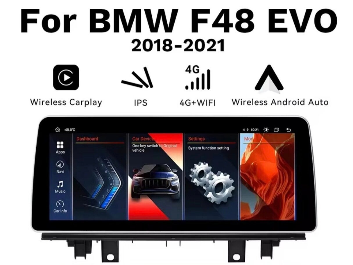 BMW - X1 - F48 - EVO - carplay radio scherm - 12,3 inch - 2018 t/m 2021