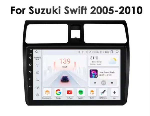 Suzuki Swift - carplay radio scherm - 10 inch - 2005 t/m 2010