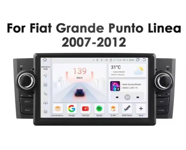 Fiat Punto - 7 inch - 2007 T/M 2012