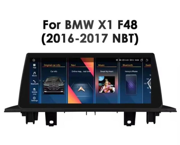 BMW - X1 - F48 - NBT - 10.25 inch - 2016 T/M 2017