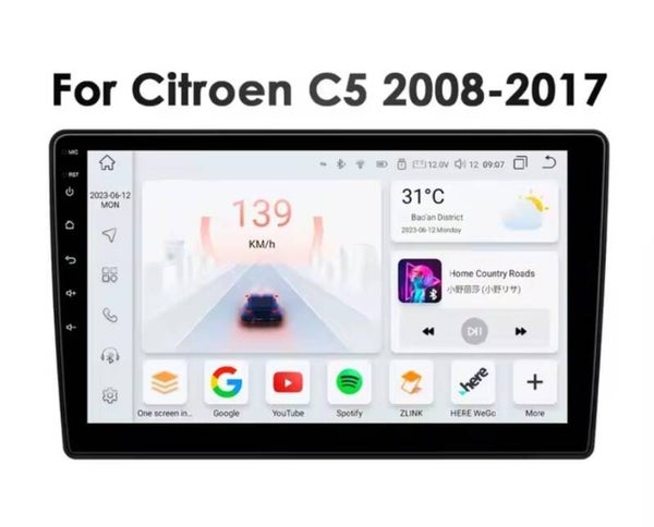 Citroën C5 - 10 inch - 2008 T/M 2017