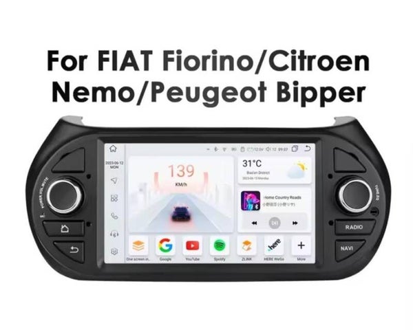 Fiat Fiorino - 7 inch - 2008 T/M 2017