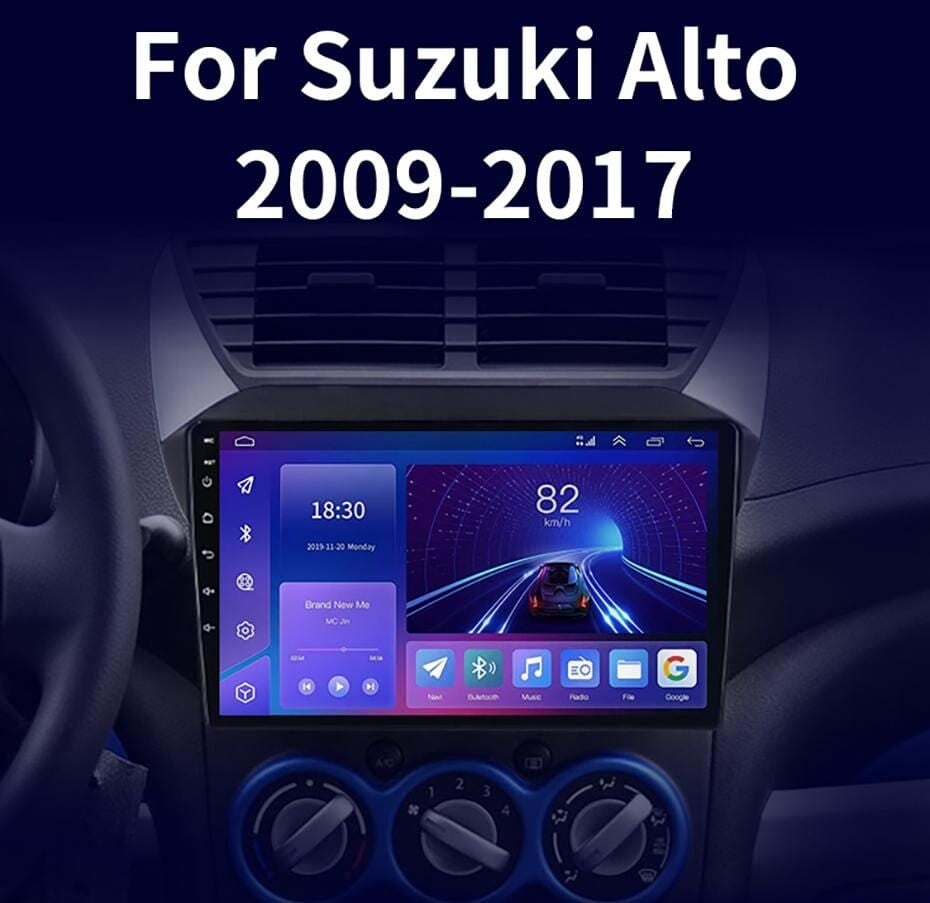 Suzuki Alto - carplay radio scherm -  9 Inch - 2009 t/m 2017