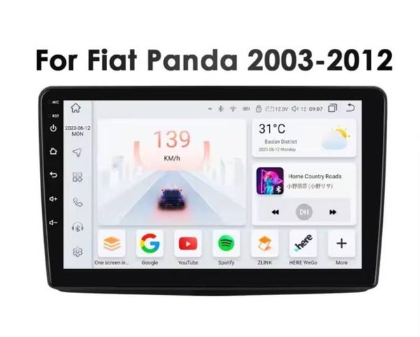 Fiat Panda - 9 inch - 2003 T/M 2012