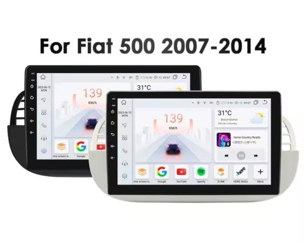 Fiat 500 - 9 inch - 2007 T/M 2015