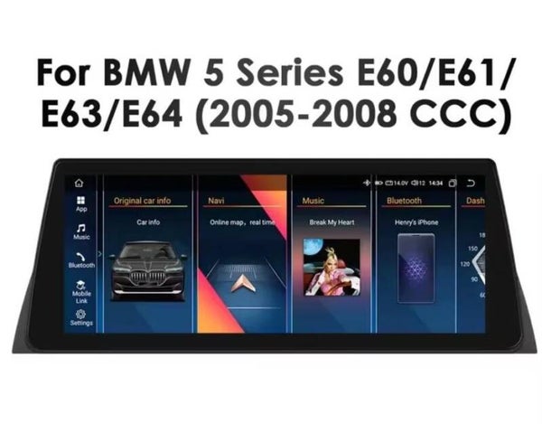 BMW 3 serie/ 5 serie - 10.25 inch - 2005 T/M 2012