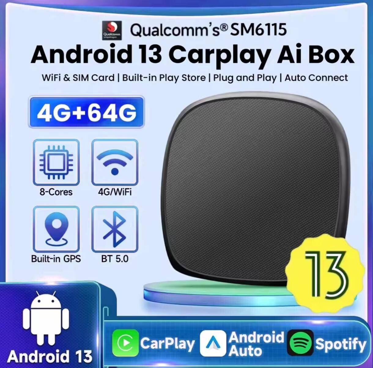 Carplay AI adapter - TV box - 2015 T/M 2025