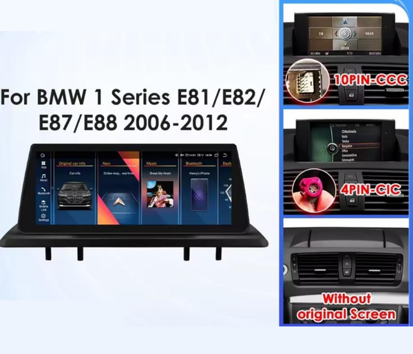 BMW - 1 Serie E87 / E88 - 10.25 inch - 2006 T/M 2012