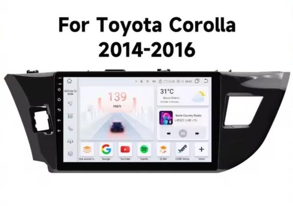 Toyota Corolla - 9 Inch - 2014 t/m 2016