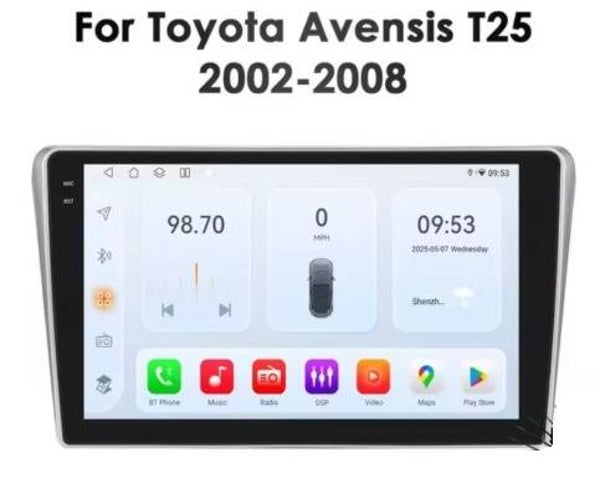 Toyota Avensis T25 - 9 inch - 2002 t/m 2008
