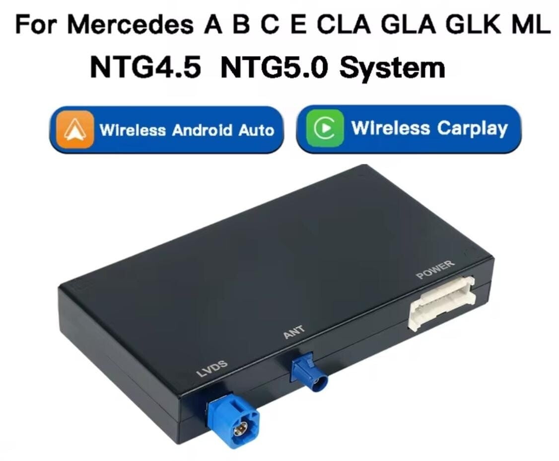 Mercedes - Carplay decorder box - A / B / C / E / G / GL / ML / CLA / GLA / GLC / GLE / V - 2012 T/M 2019