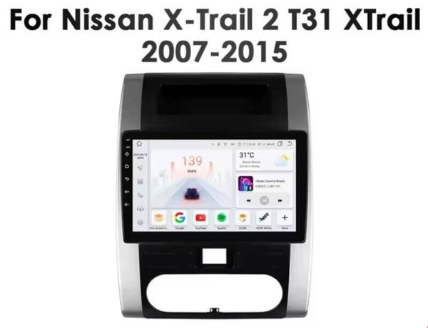 Nissan - X trail - carplay radio scherm - 9 inch - 2007 t/m 2015