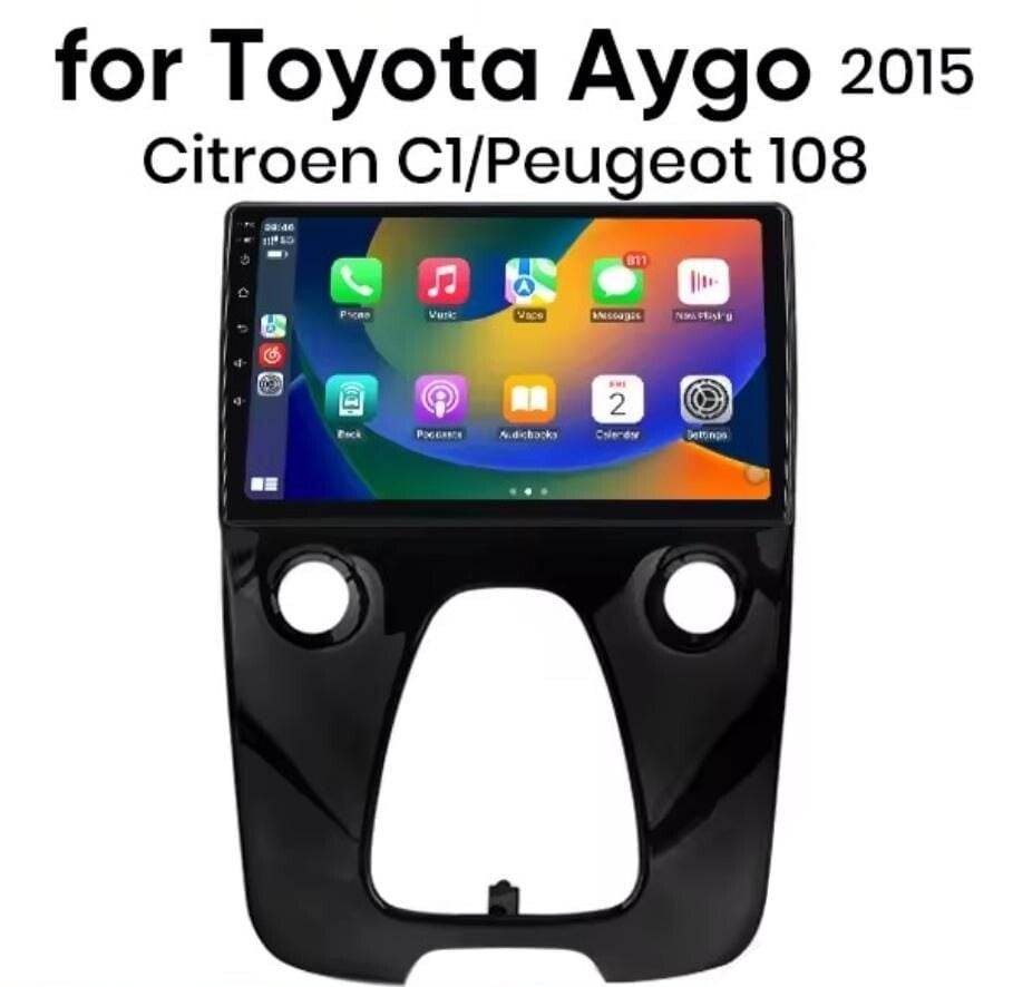 Peugeot 108 - carplay radio scherm - 2014 t/m 2020